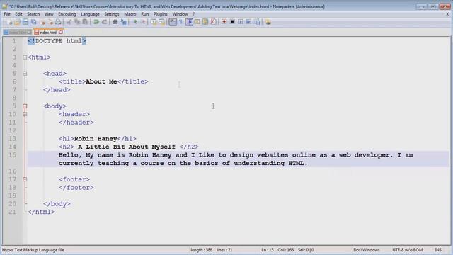 How To Add Text to a Webpage смотреть онлайн