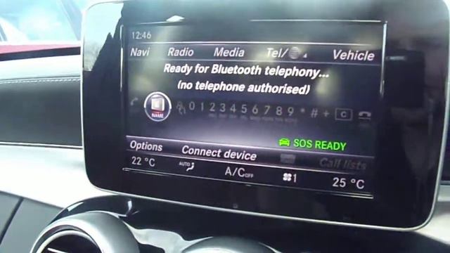 Pairing A Mobile Phone Via Bluetooth (C-Class W205) смотреть онлайн
