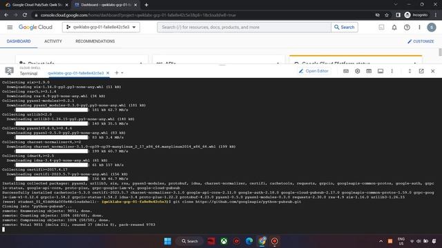 Google Cloud PubSub Qwik Start Python (GSP094) #qwiklabsarcade2023 #googlecloud #google смотреть онлайн