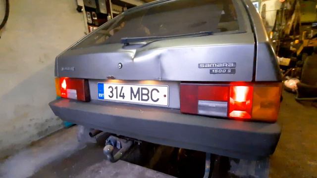 Cold start Lada Samara VAZ 2109 1.5 engine смотреть онлайн