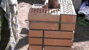 кладка колонн из кирпича