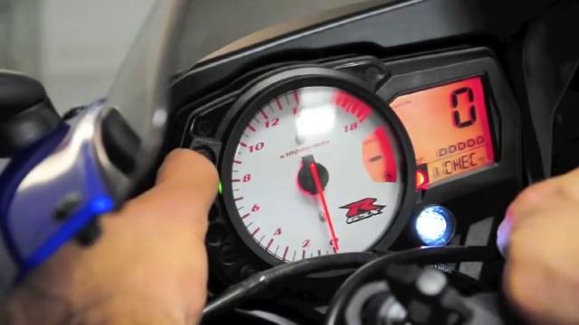 how to set SHIFTLIGHT on a 2007 GSXR600 смотреть онлайн