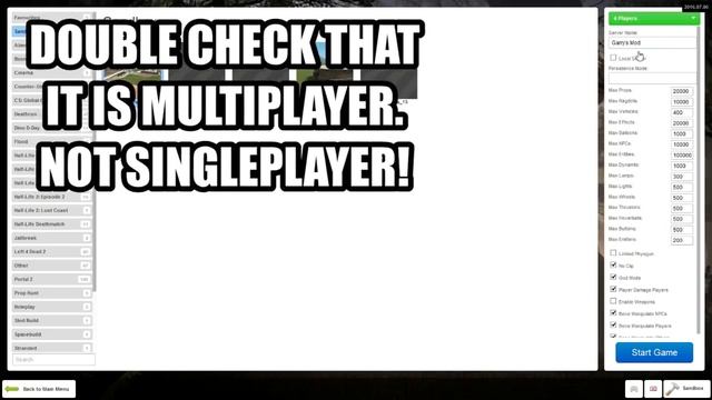 How to make a server on Garry's Mod смотреть онлайн