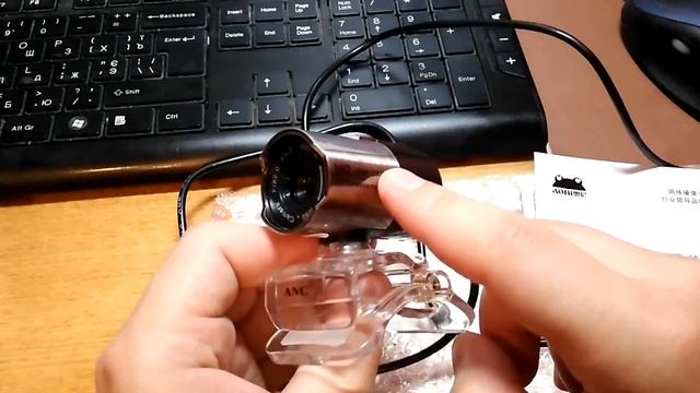 Видео обзор простенькой вебкамеры Aoni (ANC) для скайпа смотреть онлайн