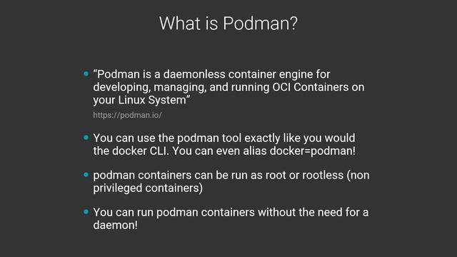 Beyond Docker: What is Podman? смотреть онлайн