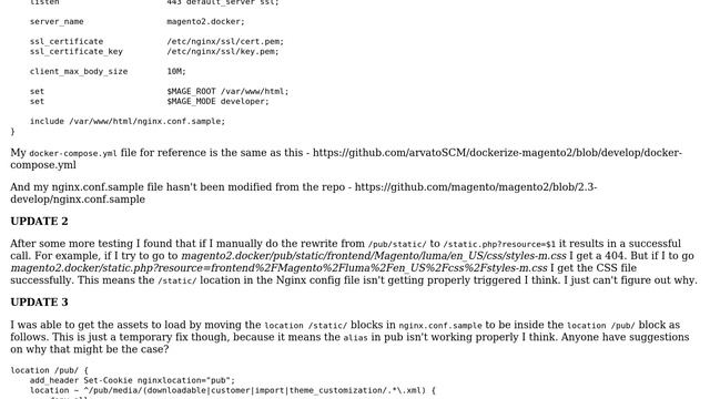 Magento: Static Content 404 with Magento 2 and Nginx (2 Solutions!!) смотреть онлайн