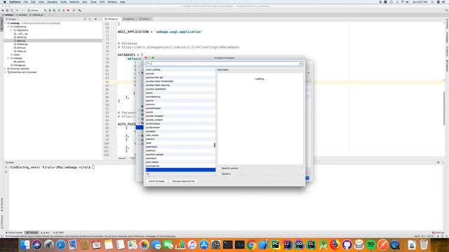 CE 0003 Setting up MySQL, static files and loggers in Django's settings смотреть онлайн