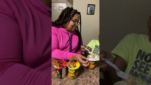 Ty’kia & Bryson | Rap Snacks Noodles Review [Master P, E-40 & Boosie]