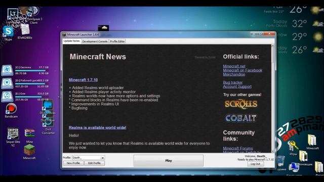 [1.7.10]Как установить Forge NEI Optifine CodeChickenCore на Minecraft 1.7.10 смотреть онлайн