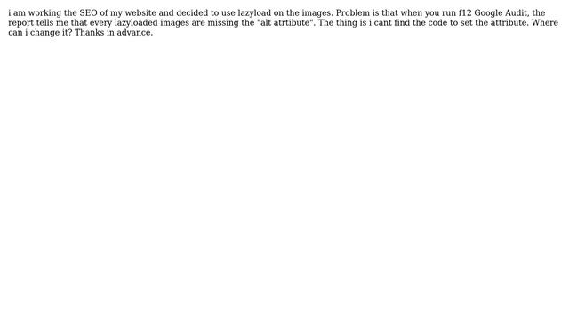 Wordpress: How to find images in lazyload to set alt attribute? смотреть онлайн