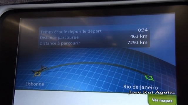 Flight TAP Portugal Airbus A340 Lisbon Airport to Rio de Janeiro GIG Turbulence Area смотреть онлайн