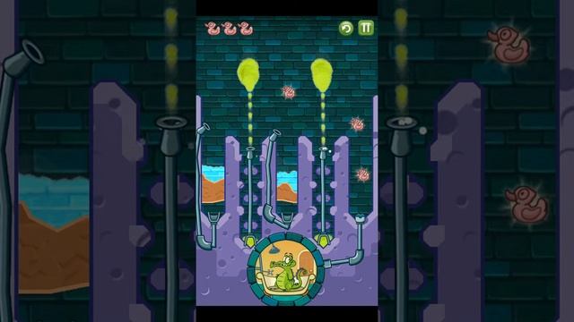 "Where's My Water?" "Cranky Challenge 1" walkthrough, longplay, all ducks смотреть онлайн