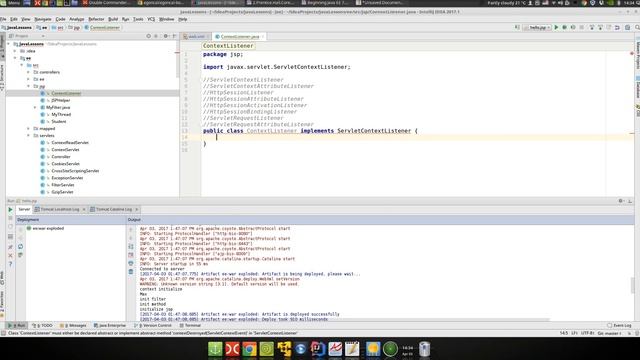 Java EE: 39: WebXml 12: Listeners смотреть онлайн