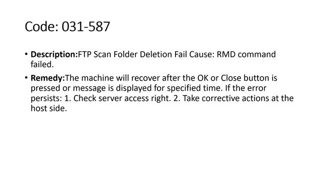 Xerox WorkCentre 3615 All Error Codes Description And Remedy