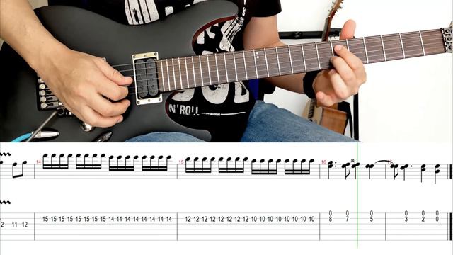 THE MIDDLE - Jimmy Eat World: SOLO guitar cover + TAB смотреть онлайн