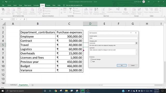Scenario manager in Microsoft Excel смотреть онлайн