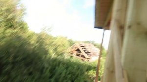 Каркасная пристройка к деревянному дому. Котельная + веранда