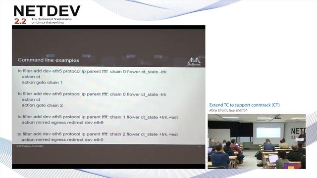 Extend TC to support conntrack (CT) смотреть онлайн
