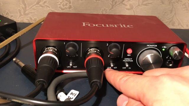 How to connect a turntable (LP player) to Monitors through an audio interface (Focusrite 2i2) Stere смотреть онлайн