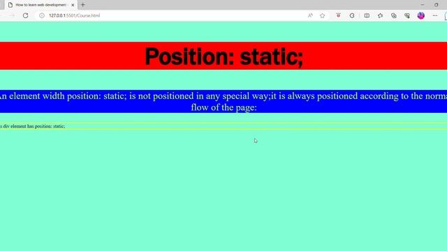 web development roadmap 2023 // position: static смотреть онлайн