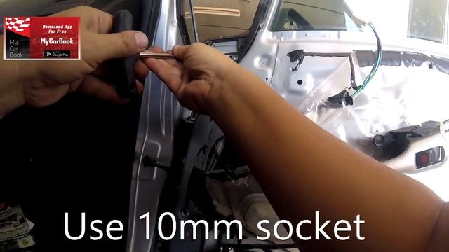 Toyota Auris  2006-2012  How To Replace A Car Door Mirror