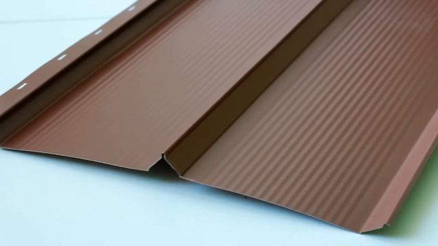 Сайдинг металлический Брус, SteelArt, 0,45 мм., Каштан красный смотреть онлайн