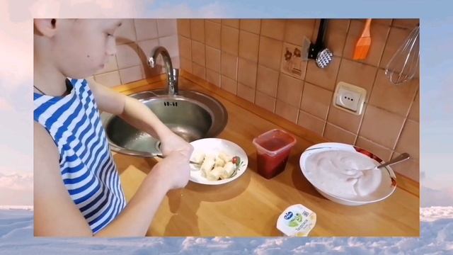 Мороженое на сливках. Мороженое в домашних условиях. Готовит ребёнок. смотреть онлайн
