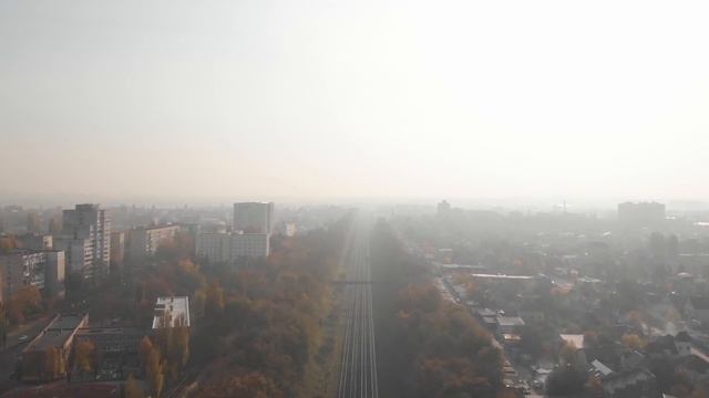 Смог над Соломенкой, Киев, Караваевы дачи. смотреть онлайн