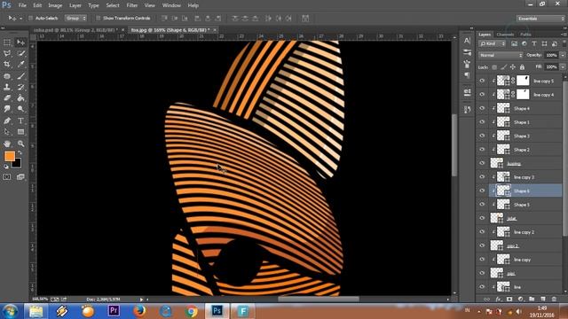 PART 2 - Cara Desain LineArt Vector Wajah Photoshop - Tutorial Photoshop Bahasa Indonesia