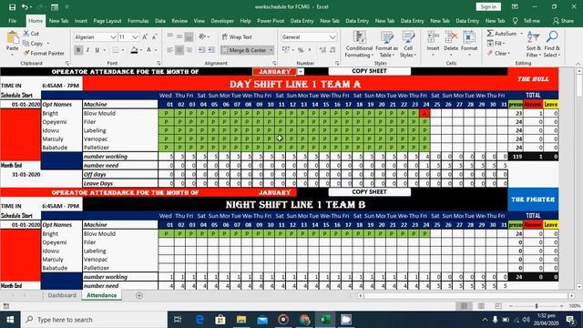 OPERATOR TRACKING EXCEL TEMPLATE FOR PRODUCTION COMPANY смотреть онлайн