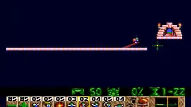 Lemmings Tricky 24 Tightrope city 100% saved solution смотреть онлайн