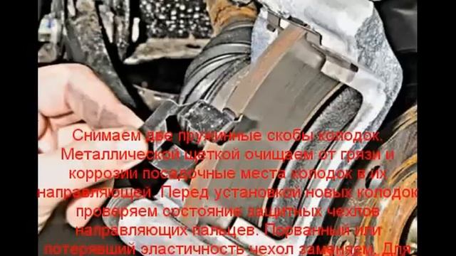 замена передних тормозных колодок на лада ларгус смотреть онлайн
