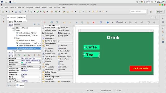 96 JAVA Swing GUI Multi windows смотреть онлайн