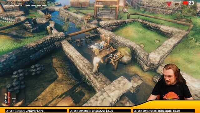 It takes a Village - Community Build #1 | Valheim Hearth and Home - Live Stream смотреть онлайн