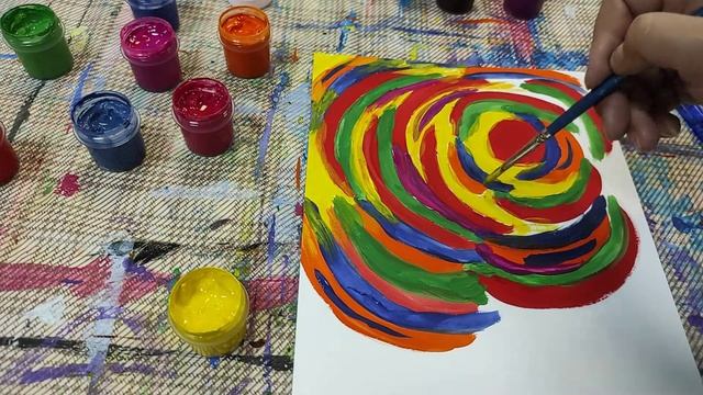 Рисуем гуашью фантастическое Дерево Жизни. Мастер Класс с объяснением смотреть онлайн