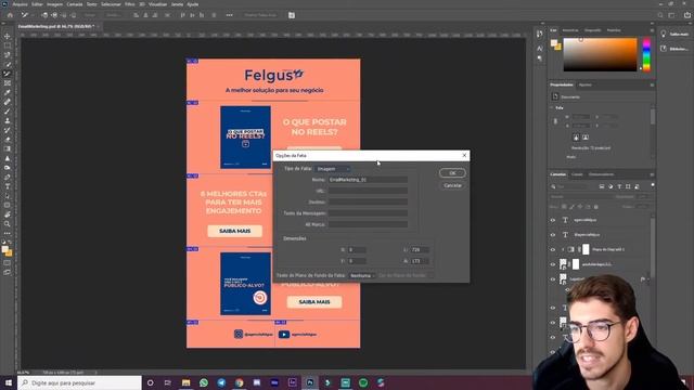 COMO CRIAR E EXPORTAR UM EMAIL MARKETING NO PHOTOSHOP | AGÊNCIA FELGUS смотреть онлайн