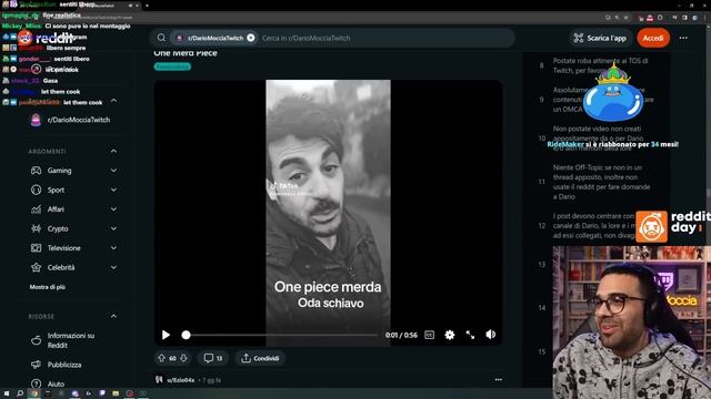 ?PRIMO REDDIT DEL 2024 ? - Reddit Day - (Dario Moccia Twitch) смотреть онлайн