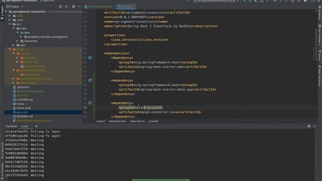 SpringBoot 2.3 Essentials 10 - Spring Data JPA with MySQL pt 01 смотреть онлайн