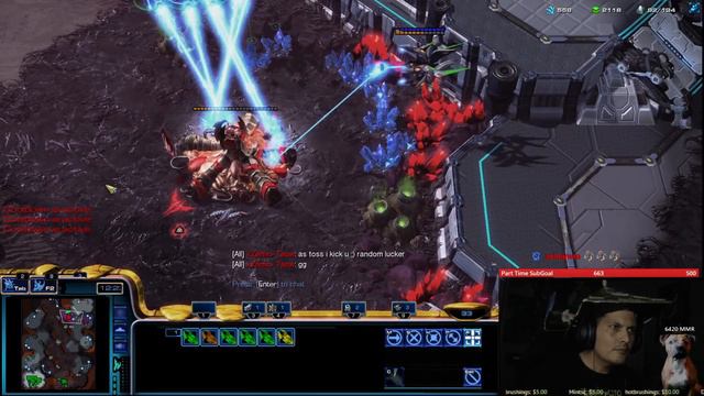 StarCraft 2 Protoss vs Zerg Aggro смотреть онлайн