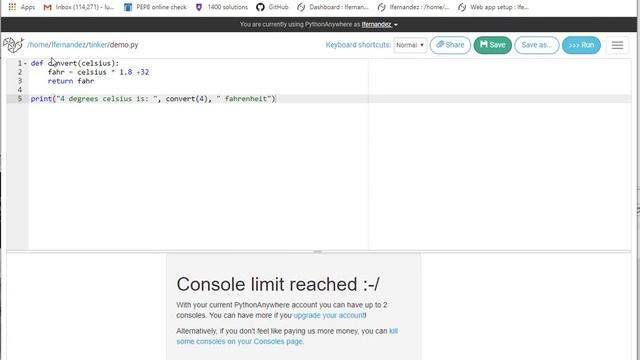 PythonAnywhere смотреть онлайн