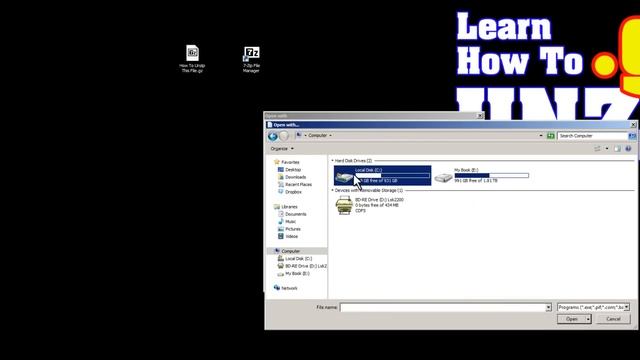 Extract GZ File - Instructions Gz Unzip