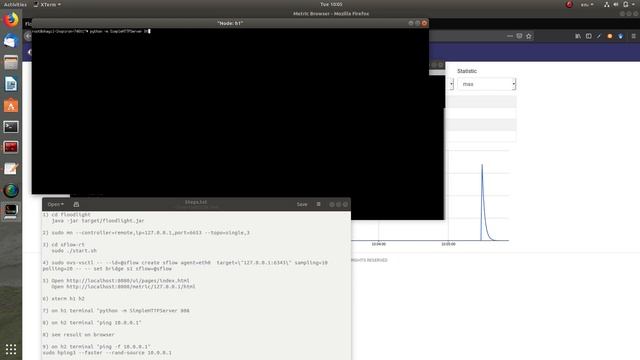 Stepwise simulation of DDOS attack in Software define network SDN using Mininet and Flood Light смотреть онлайн