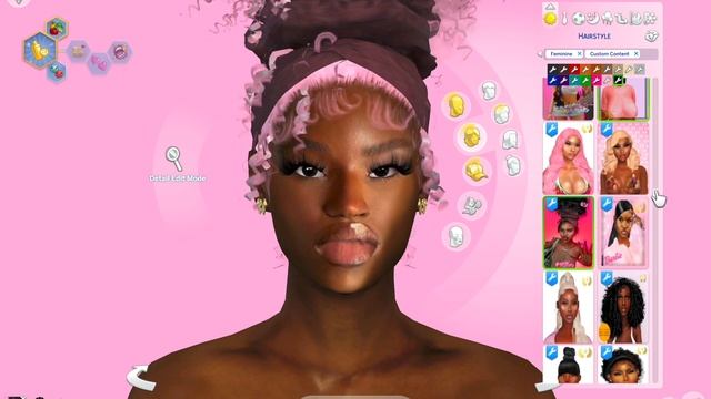 SIMS 4 | FEMALE HAIR FOLDER WITH CC | WILL BE ON TWITCH SOON !! | BLACKSIMMER смотреть онлайн