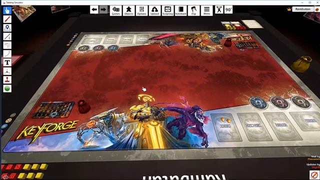 How to play Keyforge on Tabletop Simulator + Free Deck Giveaway смотреть онлайн