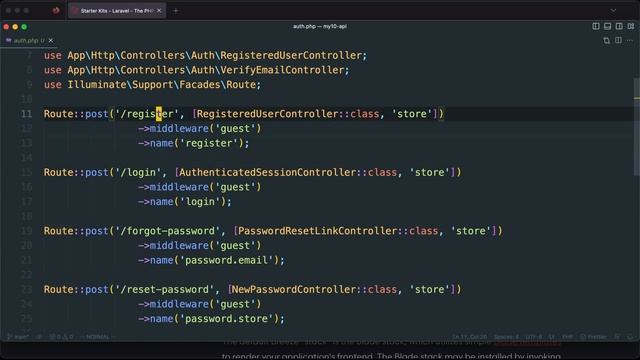 Laravel 10 API with PEST TDD : Part 7. Adding Login using Breeze смотреть онлайн