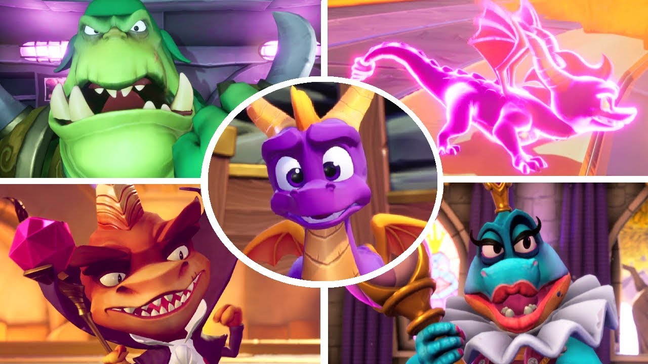 Spyro Reignited Трилогия - Все боссы и концовка смотреть онлайн