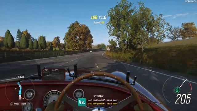 Forza Horizon 4 - 1948 Ferrari 166MM Barchetta - Car Show Speed Jump Crash Test . 1440p 60fps. смотреть онлайн