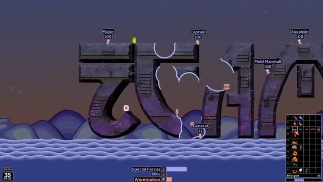 Worms Armageddon Mission 18 Rescue Agent Dennis! смотреть онлайн