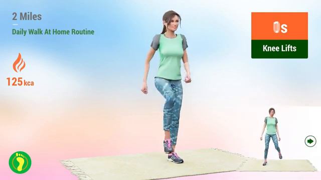 30 минут ходьбы на месте, тренировка дома стоя!) смотреть онлайн