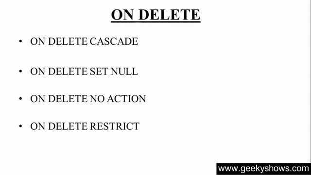 112. ON DELETE Clause in SQL (Hindi) смотреть онлайн